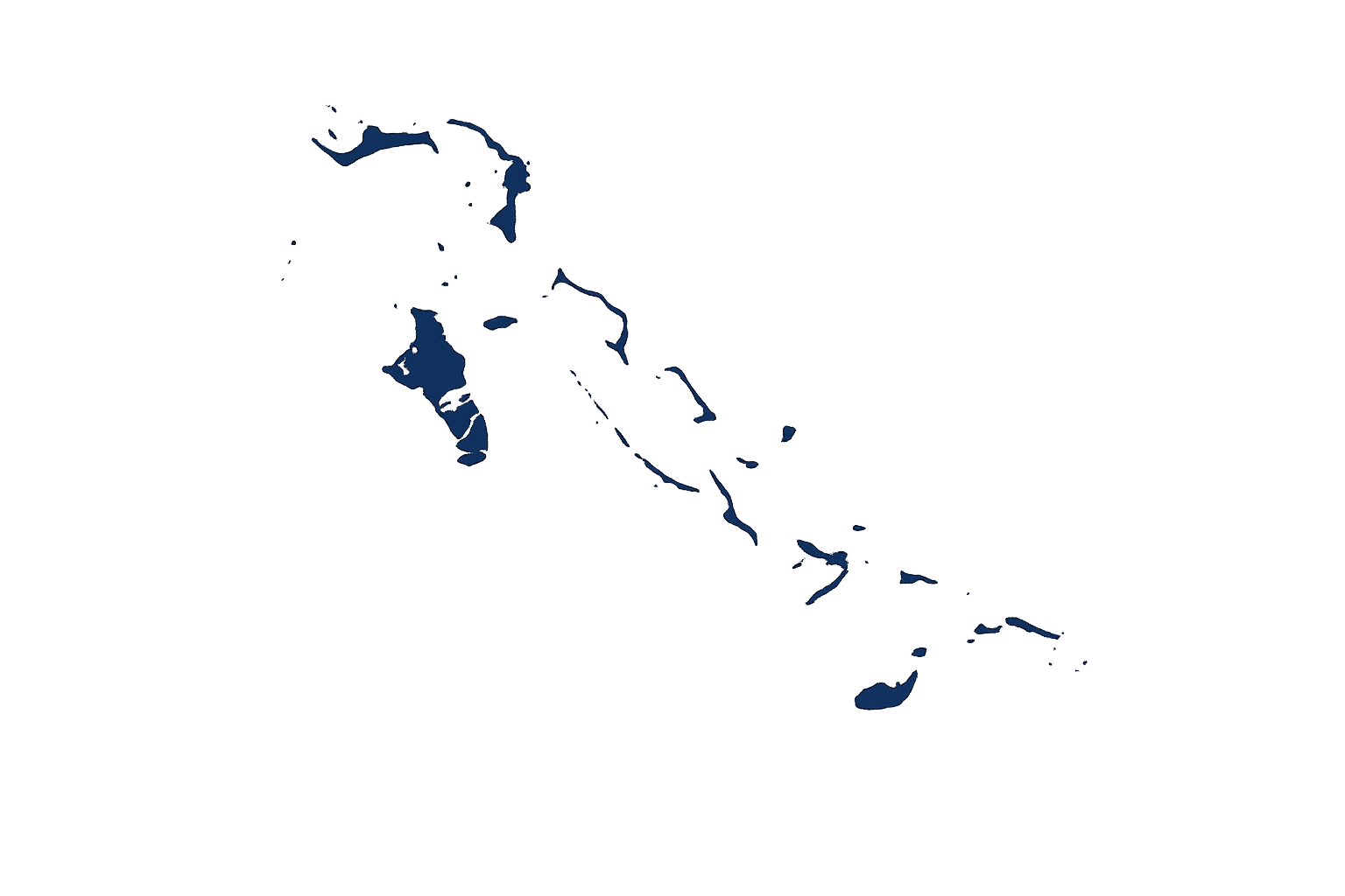 Map of The Bahamas